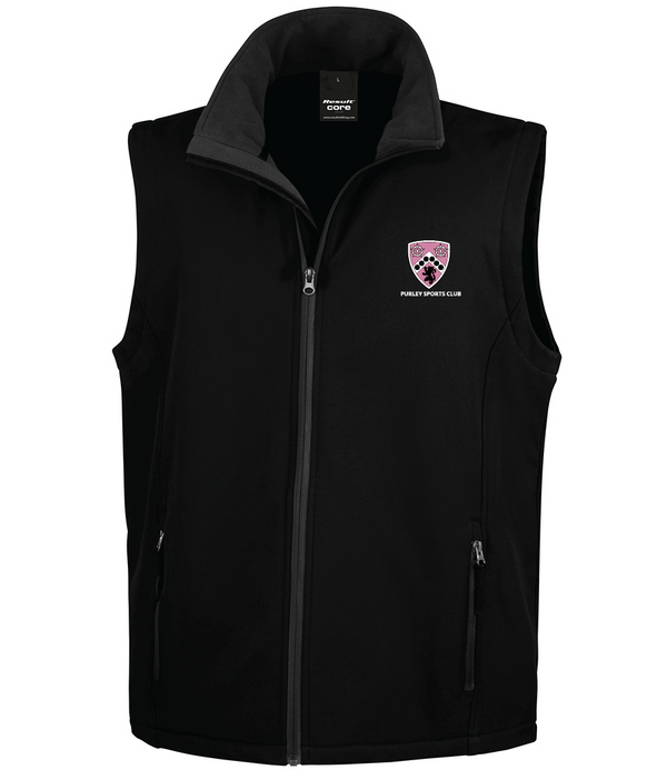 Purley Sports Club Mens fit Gillet