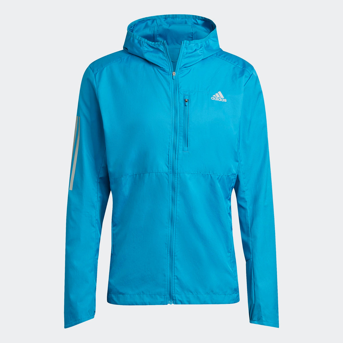 Own the run discount hooded wind jacket