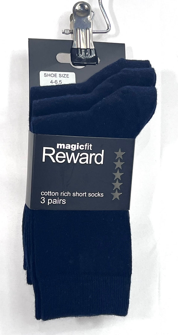 Coloma Reward Sock Navy 3pack
