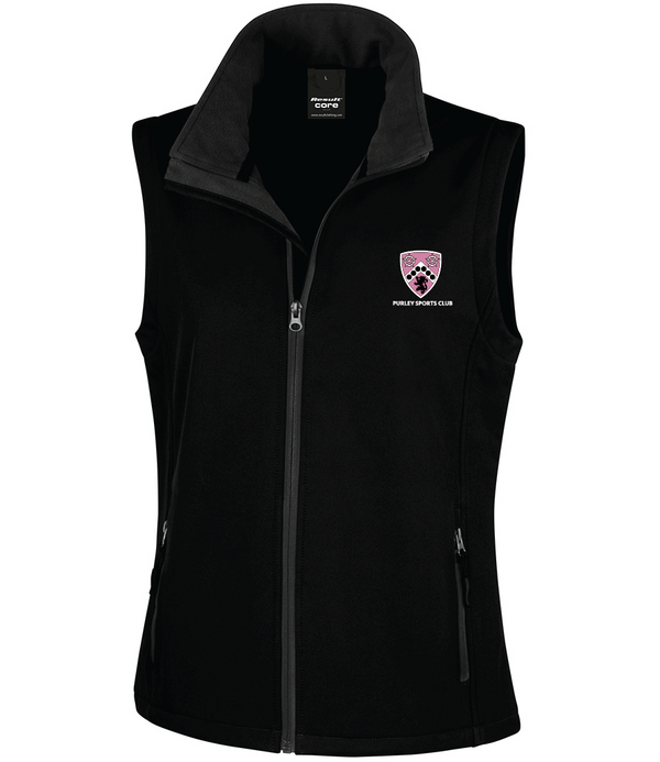 Purley Sports Club Womens fit Gillet
