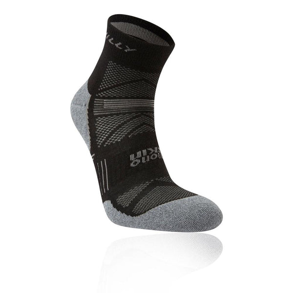 Supreme Hilly's Running Sock Anklet- Black/ Grey Marl