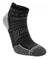 TwinSkin Hilly's Running Sock Socklet- Black/ Grey Marl