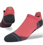 Run Tab ST Running Socks ( neon pink )